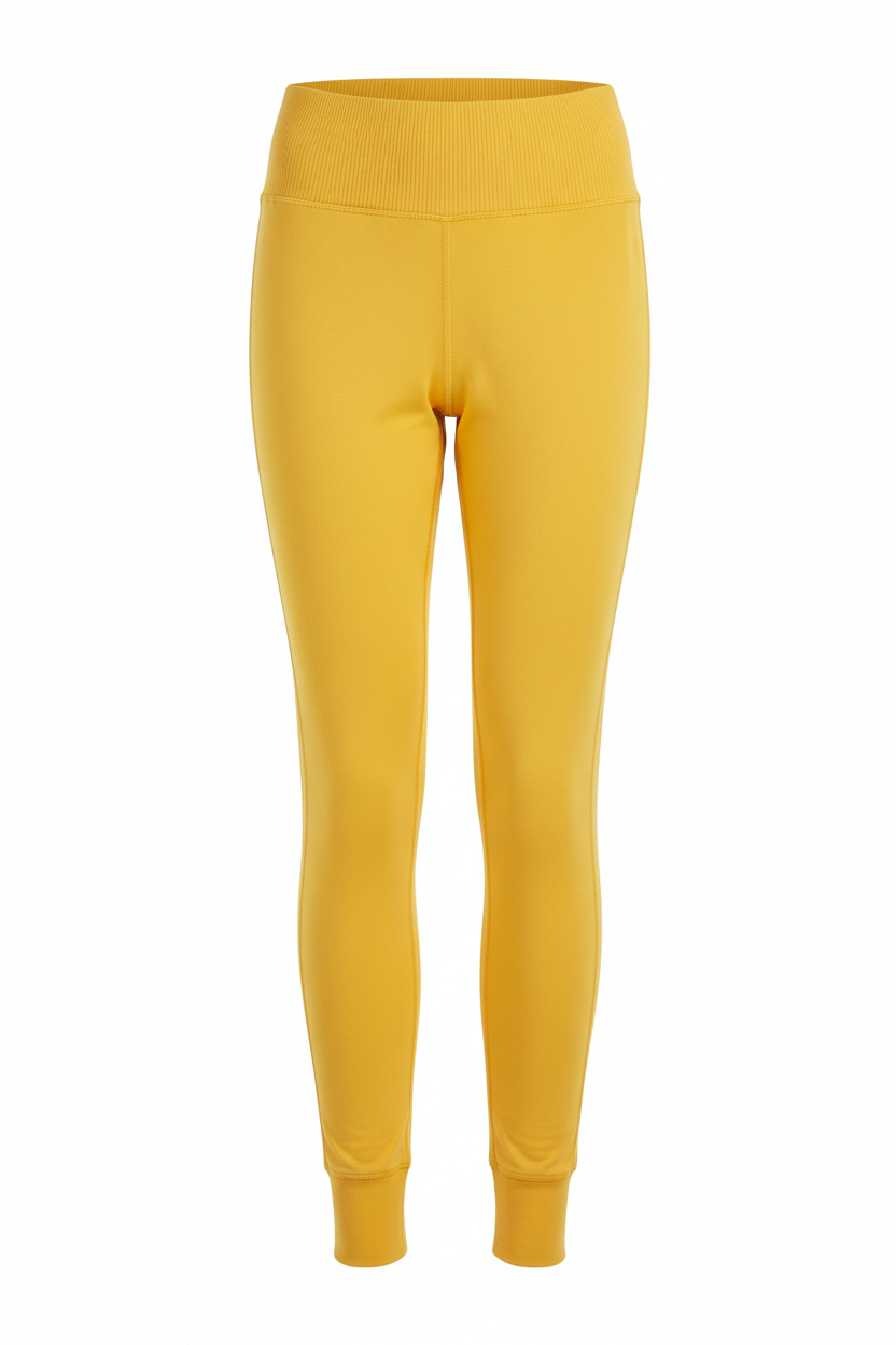 yoga pant yellow